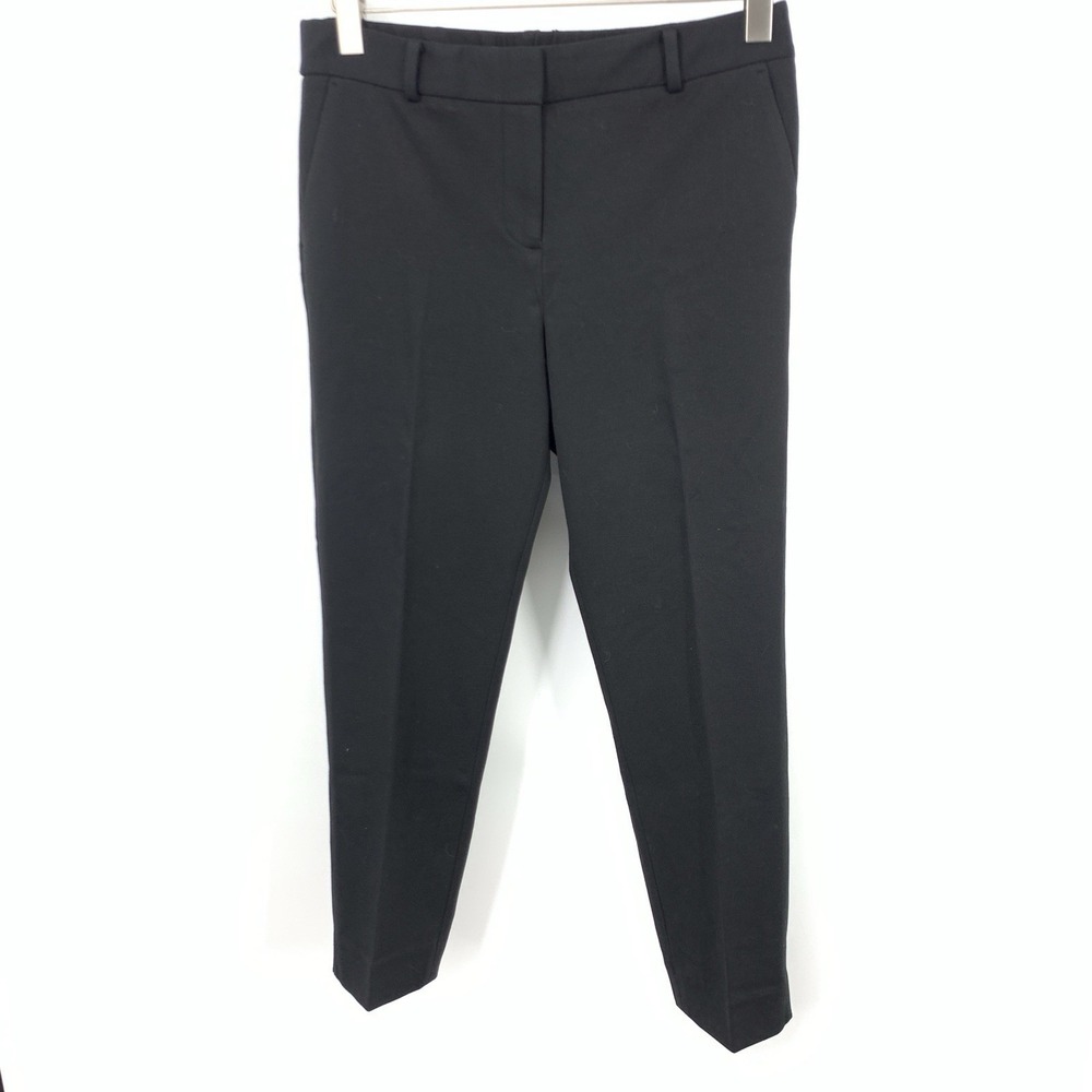 Talbots Women Size 10 Petite 10P‎ Pants Black Hampshire Ponte Straight Ankle